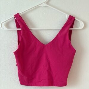 Women's Pink athletic tank